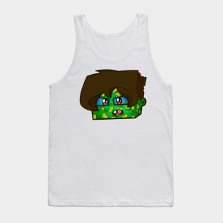 Cartoon Zombie Design Tank Top